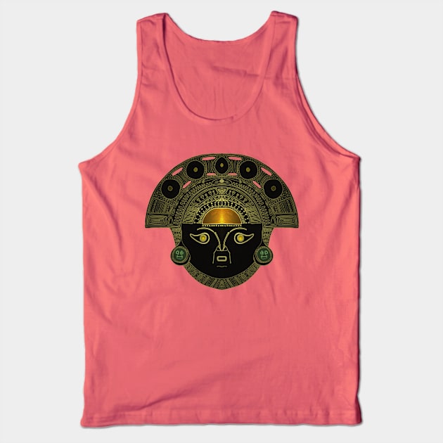 God Sun Mask (INTI) Tank Top by Barruf